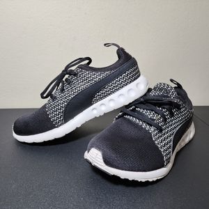 Puma Womens Carson Runner Knit 189213 01 Black Running Shoes Sneakers Size 6